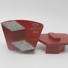 Double Rhombus Trapezoid Segments  Redi Lock Diamond Grinding Shoes for Husqvarna