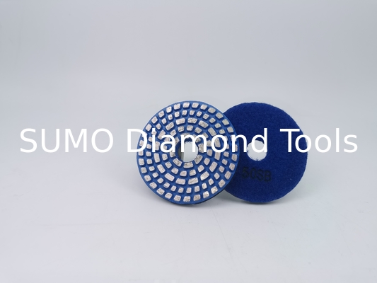 SUMO 100mm OEM Polishing Pads Wet/dry Flexible Diamond Resin for Granite Marble Stone Quartz Abrasive Pad Sharp Grinding