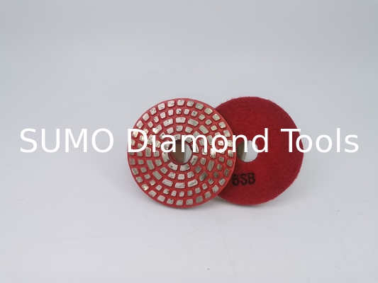 SUMO 100mm OEM Polishing Pads Wet/dry Flexible Diamond Resin for Granite Marble Stone Quartz Abrasive Pad Sharp Grinding