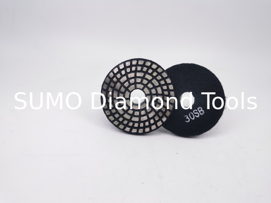 SUMO 100mm OEM Polishing Pads Wet/dry Flexible Diamond Resin for Granite Marble Stone Quartz Abrasive Pad Sharp Grinding