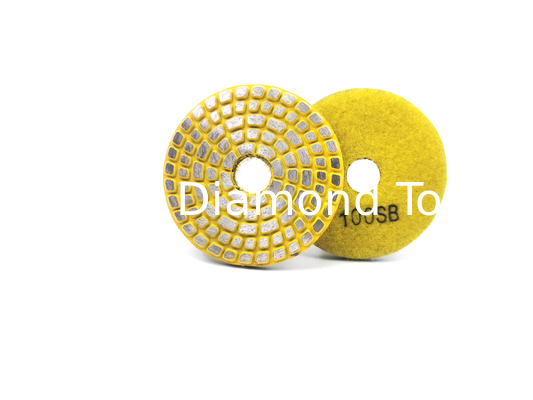 SUMO 100mm OEM Polishing Pads Wet/dry Flexible Diamond Resin for Granite Marble Stone Quartz Abrasive Pad Sharp Grinding