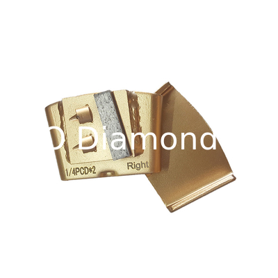 Concrete grinding diamond tools diamond grinding shoes with double rectangle segments