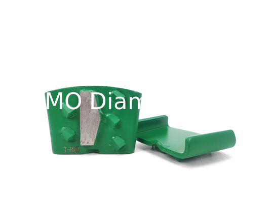 Concrete grinding diamond tools diamond grinding shoes with double rectangle segments