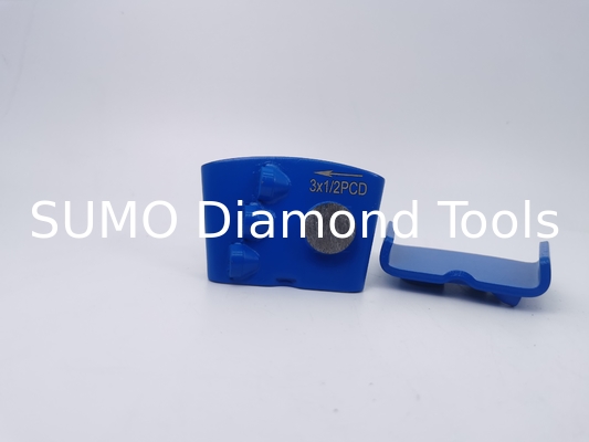 Concrete grinding diamond tools diamond grinding shoes with double rectangle segments