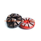 4 inch 10 Straight edge Segments Velcro Backed concrete grinding disc for Stonekor concrete grinder