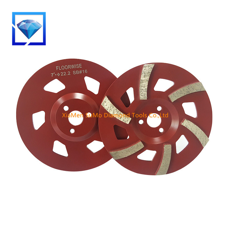 Concrete Grinder Cup Wheel Grinding Disc Connection Hole Diameter 22.23mm