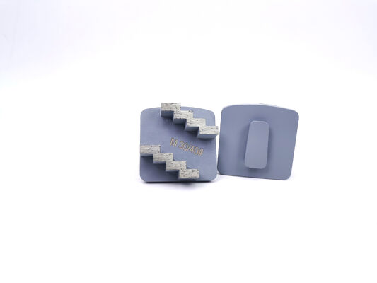 Double ZIGZAG Segments  Redi Lock Diamond Grinding Shoes for Husqvarna