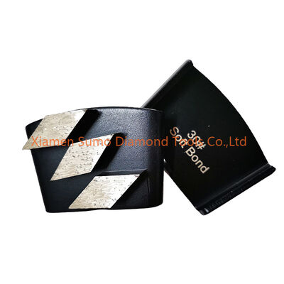 Black HTC Diamond Tooling Three Hexagon Segment Soft / Medium / Hard Bond